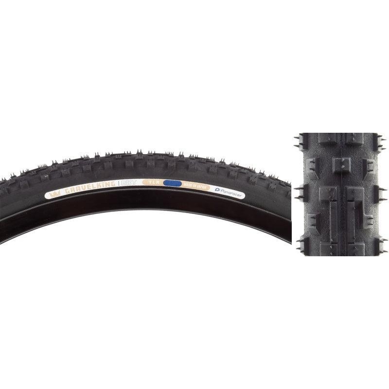 Panaracer GravelKing EXT Tire – 700 x 38 Tubeless Folding Black