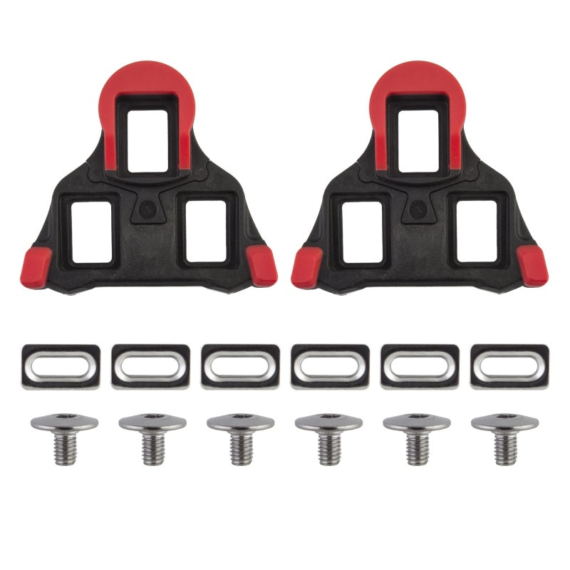 Origin8 Split Fixed SPD-SL Cleats  Black/Red SPD-SL 0 Fixed