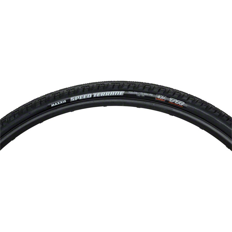 Maxxis Speed Terrane Tire – 700 x 33 Tubeless Folding Black Dual EXO