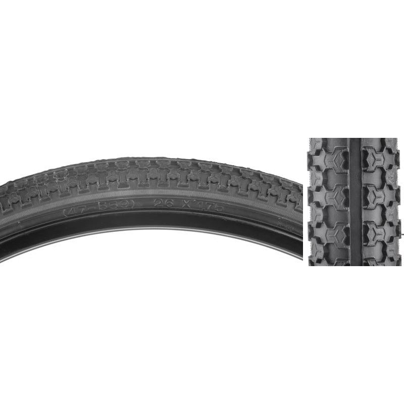 Sunlite MTB Raised Center 26×1.75 Standard Tire HIE78066823