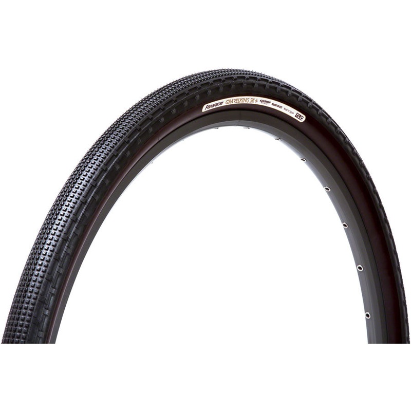 Panaracer GravelKing SK Plus Tire – 700 x 43 Tubeless Folding BLK ProTite Protection