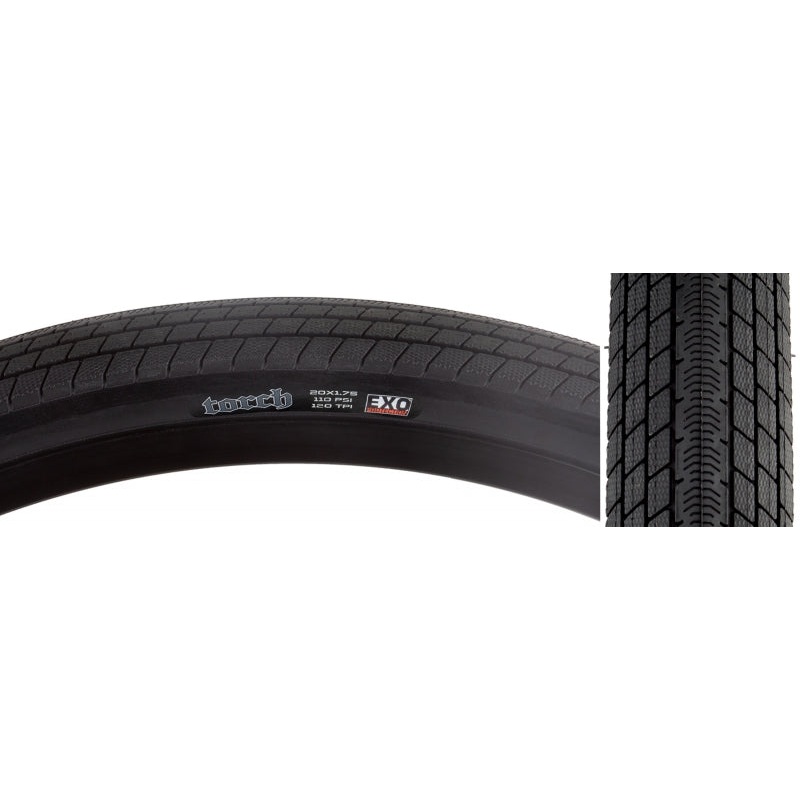 Maxxis Torch Tire – 20 x 1.75 Clincher Folding Black Dual EXO