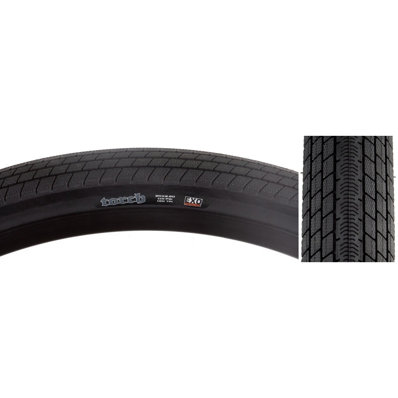 Maxxis Torch Tire 20×2.20 Folding Clincher Dual EXO 120TPI Black