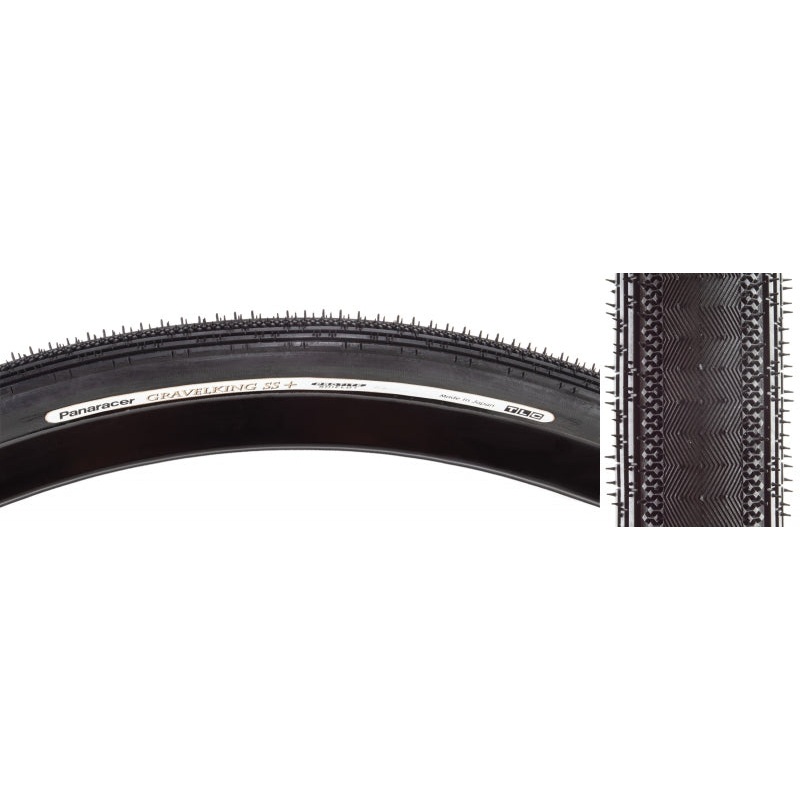 Panaracer GravelKing SS Plus Tire – 700 x 32 Tubeless Folding BLK ProTite Protection HIE78066251