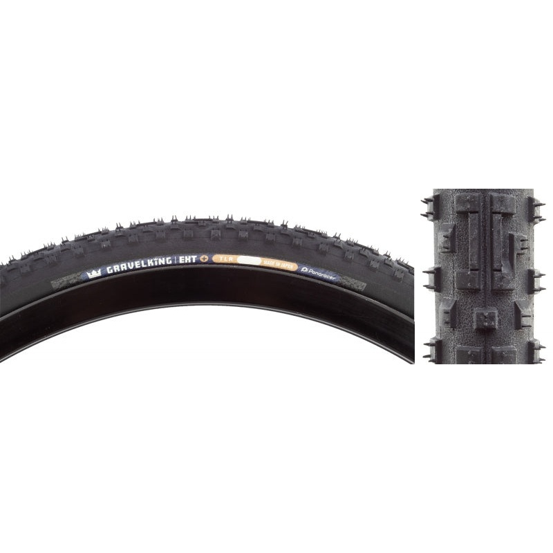 Panaracer GravelKing EXT Plus Tire – 700 x 38 Tubeless Folding Black
