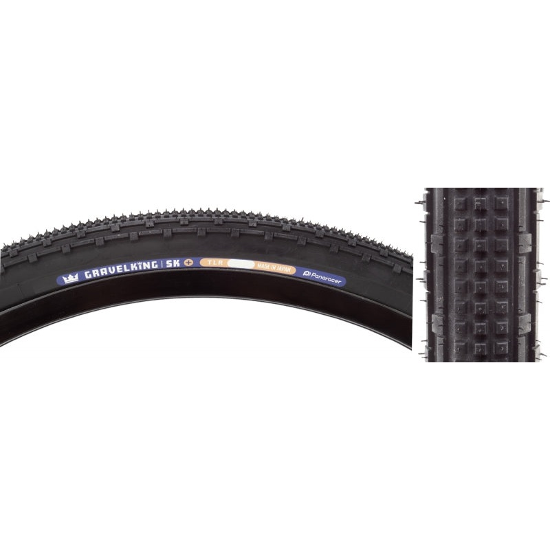 Panaracer GravelKing SK Plus Tire – 700 x 40 Tubeless Folding Black