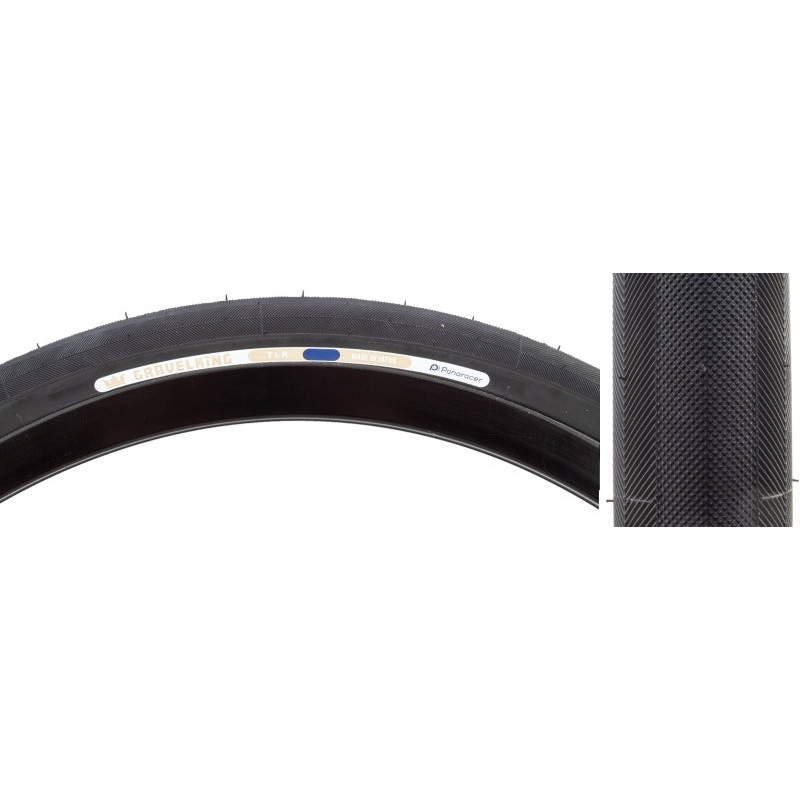 Panaracer GravelKing Slick Tire – 650b x 38 / 27.5 x 1.50 Tubeless Folding BLK