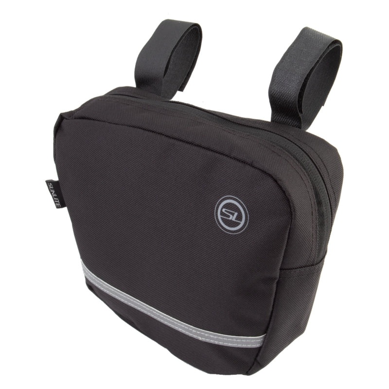 Sunlite Bar Tender II Handlebar Bag Velcro Straps 8.3×3.1×7.5` 170 c.i. Black HIE78064208