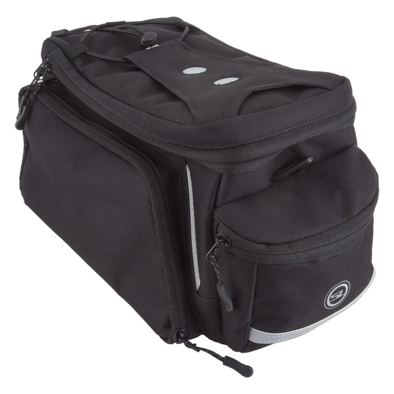 Sunlite RackPack Medium w/Side Pockets Bag Velcro Straps 12.6×5.5×6.7` 800 c.i. Black