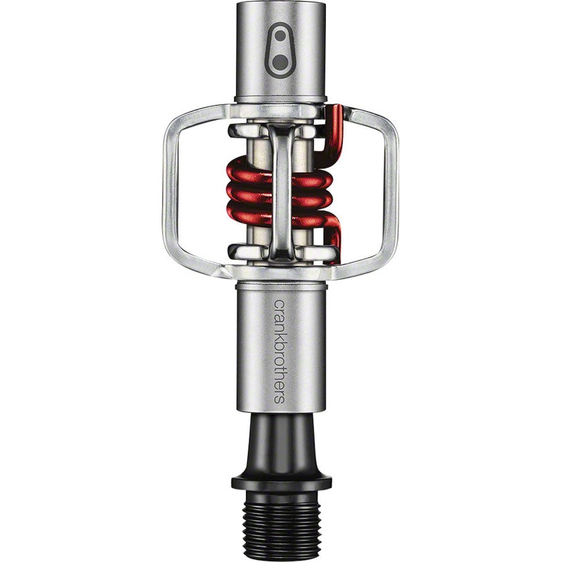 Crankbrothers Egg Beater 1 Pedals – Dual Sided Clipless Wire 9/16″ Red