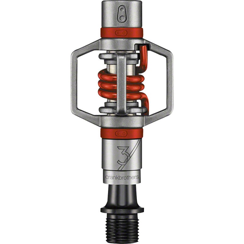 Crankbrothers Egg Beater 3 Pedals – Dual Sided Clipless 9/16″ Red