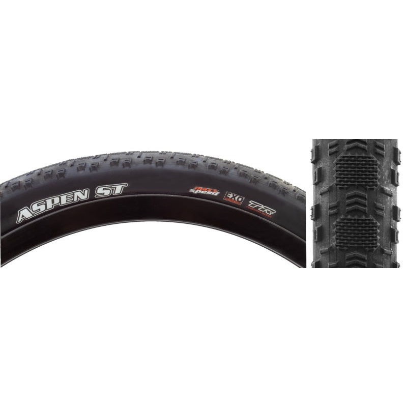 Maxxis Aspen ST Tire – 29 x 2.25 Tubeless Folding Black MaxxSpeed EXO 170tpi