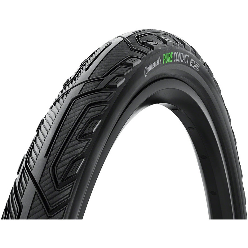 Continental Pure Contact Tire – 700 x 50 Clincher Folding BLK/Graphite Reflex Vectran / PolyX Breaker E50
