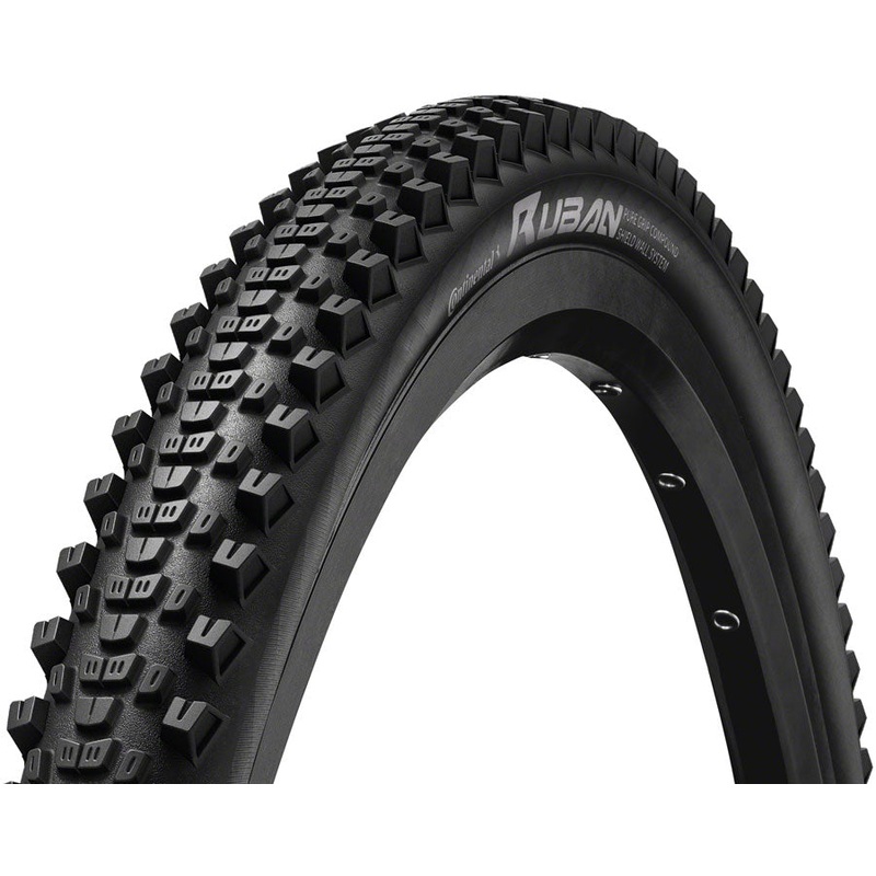 Continental Ruban Tire – 27.5 x 2.10 Tubeless Folding BLK SL PureGrip ShieldWall System E25