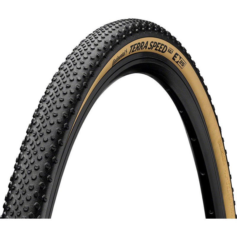 Continental Terra Speed Tire – 650b x 40 Tubeless Folding BLK/Cream BLKChili ProTection E25