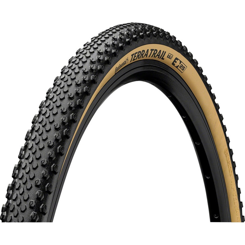 Continental Terra Trail Tire – 650b x 47 Tubeless Folding BLK/Cream PureGrip ShieldWall System E25