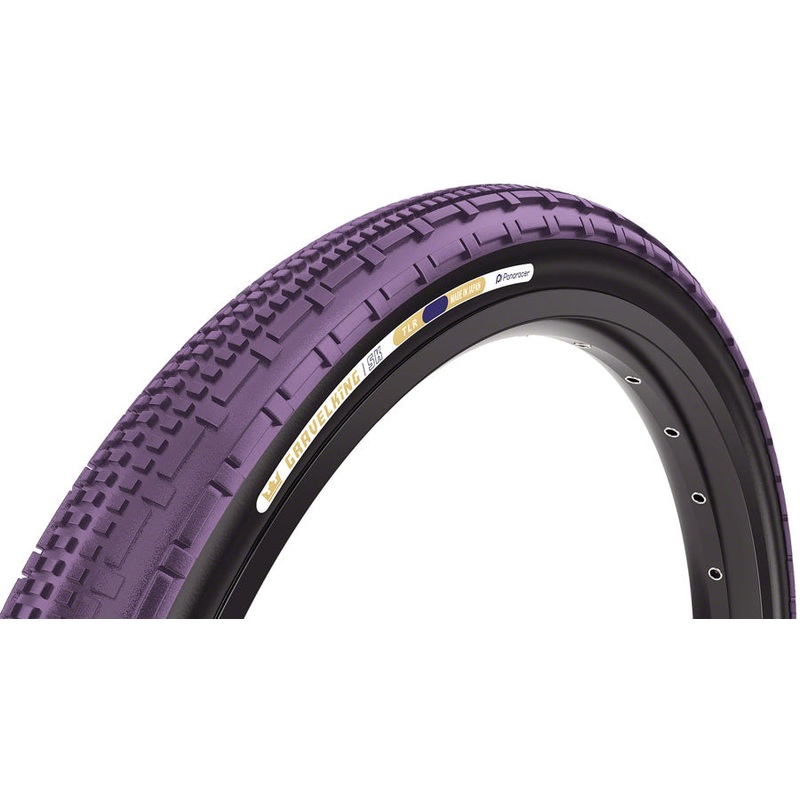 Panaracer GravelKing SK Tire – 700 x 45 Tubeless Folding Purple/Black