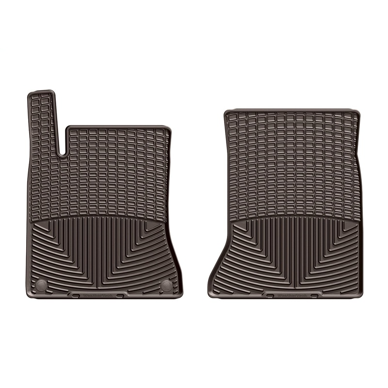 WeatherTech 14-15 Mercedes-Benz CLA/GLA-Class Front Rubber Mats – Cocoa