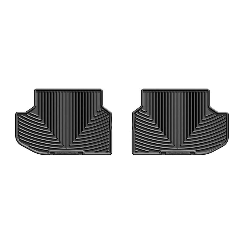 WeatherTech 2014+ BMW M5 Rear Rubber Mats – Black