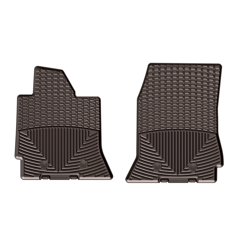 WeatherTech 2014+ Chevrolet Corvette Front Rubber Mats – Cocoa