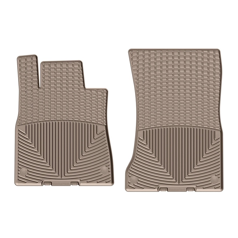 WeatherTech 2014+ Mercedes-Benz S-Class Front Rubber Mats – Tan