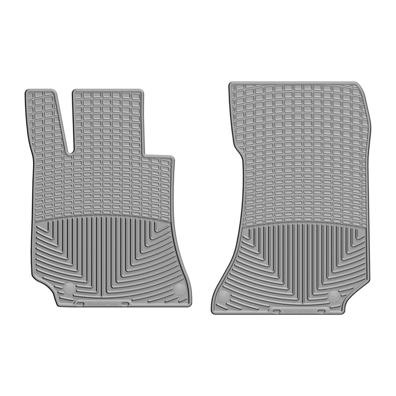 WeatherTech 2015-2018 Mercedes-Benz CLS-Class Front Rubber Mats – Grey