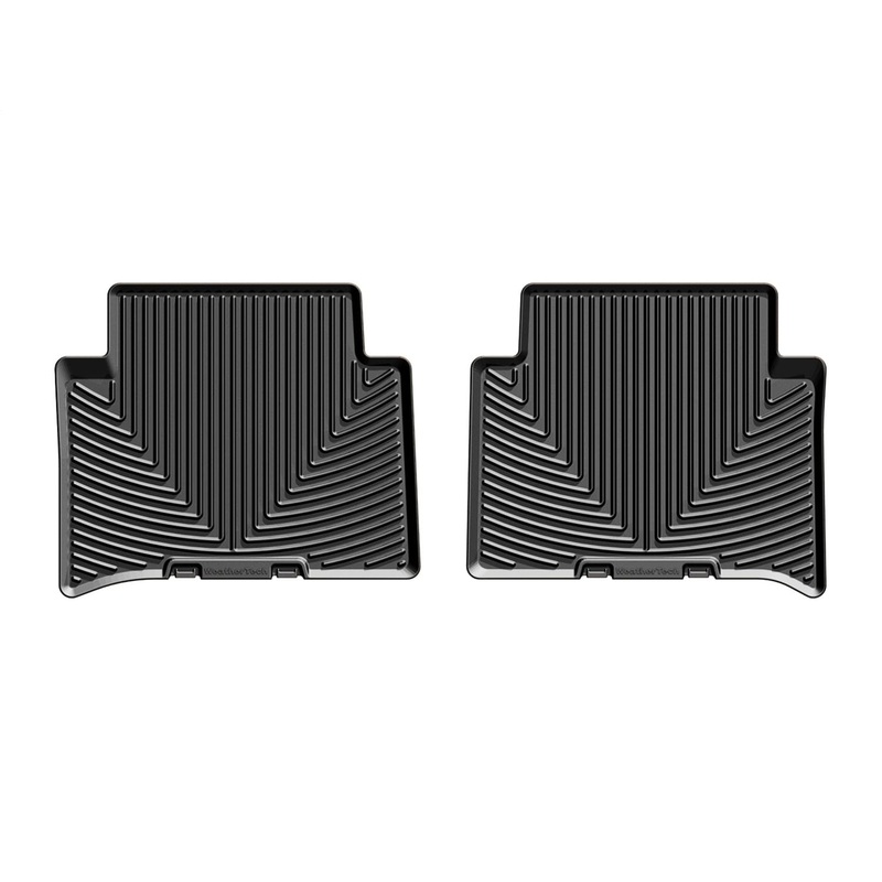WeatherTech 2015+ Chevrolet Colorado Rear Rubber Mats – Black
