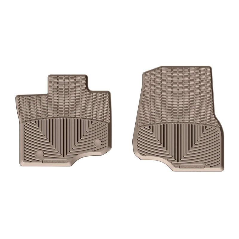 WeatherTech 2015+ Ford F-150 SuperCrew/SuperCab Front Rubber Mats – Tan