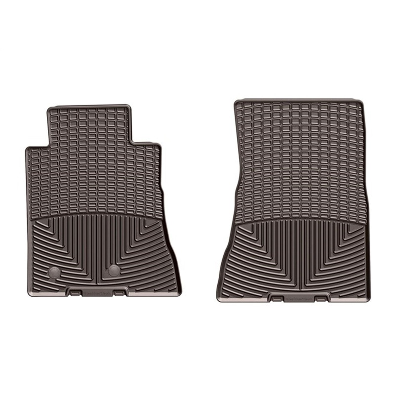 WeatherTech 2015+ Ford Mustang Shelby GT350/GT350R Front Rubber Mats – Cocoa