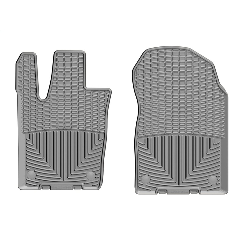 WeatherTech 2016+ Jeep Grand Cherokee / Dodge Durango Front Rubber Mats – Grey