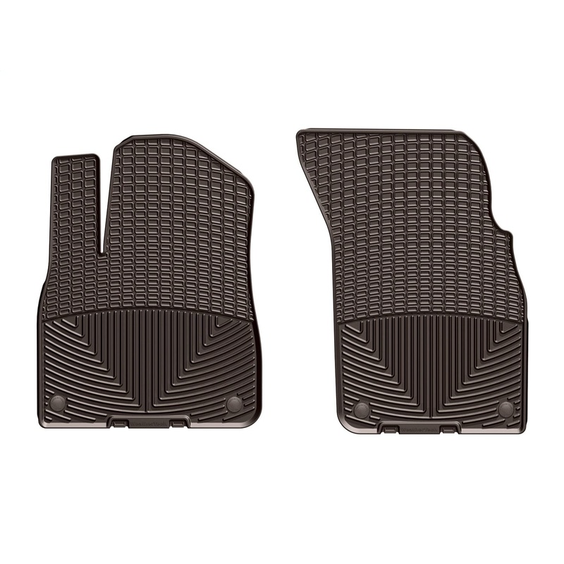 WeatherTech 2017+ Audi Q7 Front Rubber Mats – Cocoa
