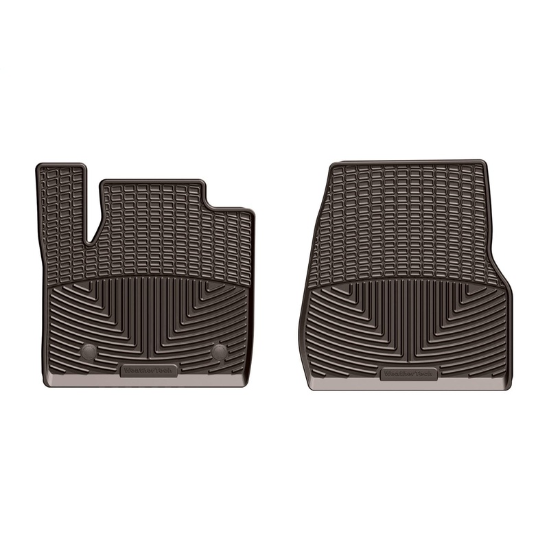 WeatherTech 2017+ Ford F-250/F-350/F-450/F-550 Front Rubber Mats – Cocoa