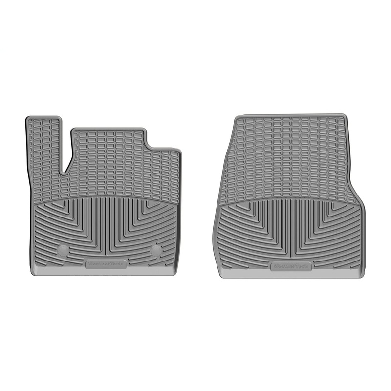 WeatherTech 2017+ Ford F-250/F-350/F-450/F-550 Front Rubber Mats – Grey