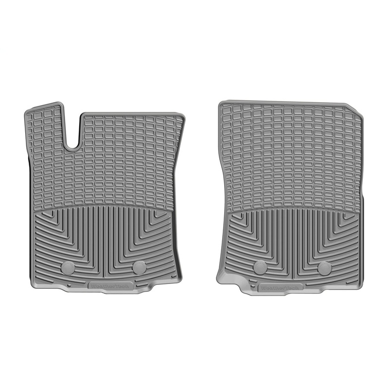 WeatherTech 2018+ Toyota Tacoma Front Rubber Mats – Grey