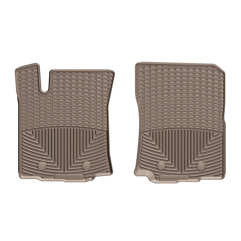 WeatherTech 2018+ Toyota Tacoma Front Rubber Mats – Tan