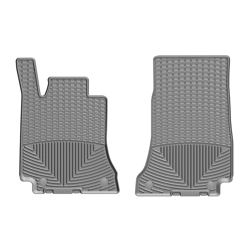 WeatherTech 2015+ Mercedes-Benz C-Class Sedan/Coupe/Cabriolet Front Rubber Mats – Grey