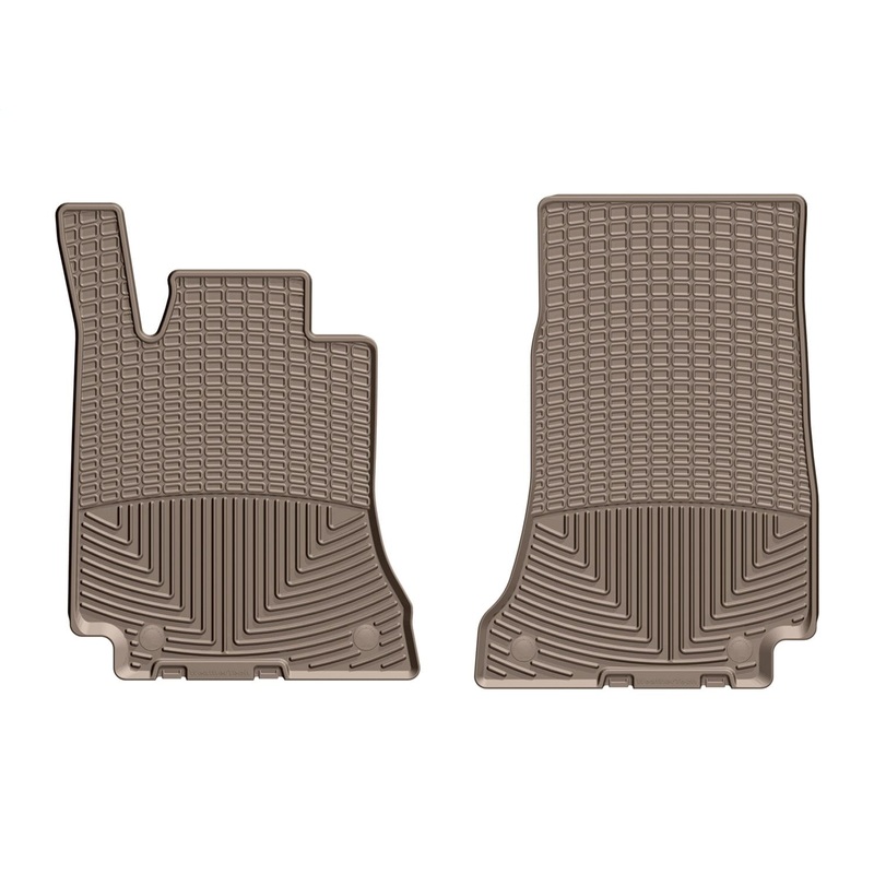 WeatherTech 2015+ Mercedes-Benz C-Class Sedan/Coupe/Cabriolet Front Rubber Mats – Tan