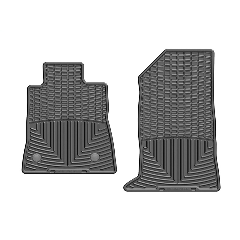 WeatherTech 2016 + Chevrolet Camaro Front Rubber Mats – Black