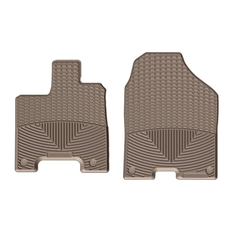 WeatherTech 2017+ Honda Ridgeline Front Rubber Mats – Tan