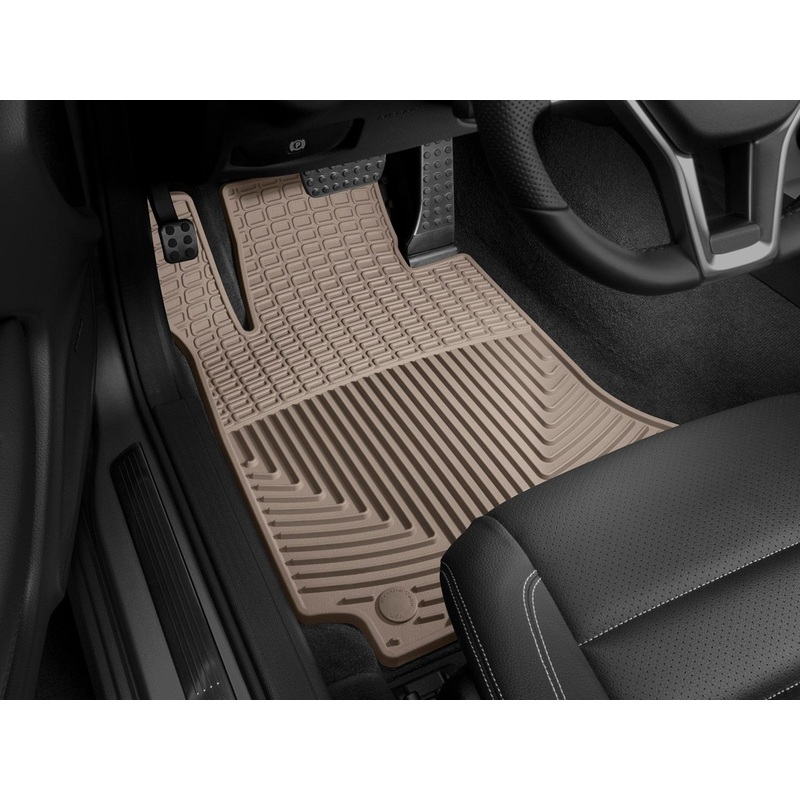 WeatherTech 2017+ Mercedes-Benz C-Class Rear Rubber Mats – Cocoa