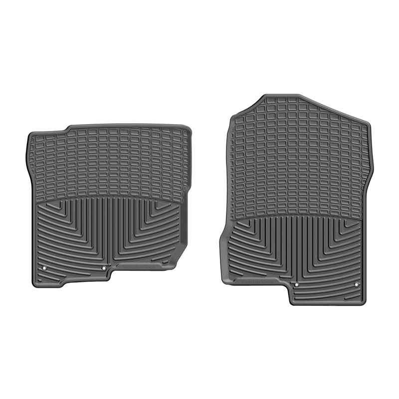 WeatherTech 2017+ Nissan Titan (Heating Vents Under Front Row Seats) Front Rubber Mats – Black