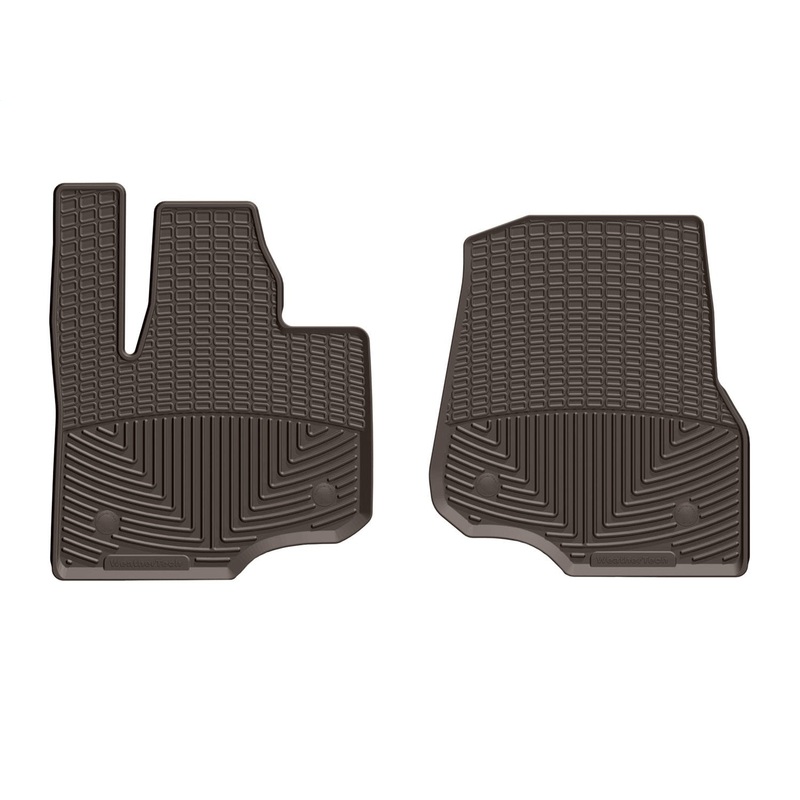 WeatherTech 2018+ Lincoln Navigator / Navigator L Front Rubber Mats – Cocoa
