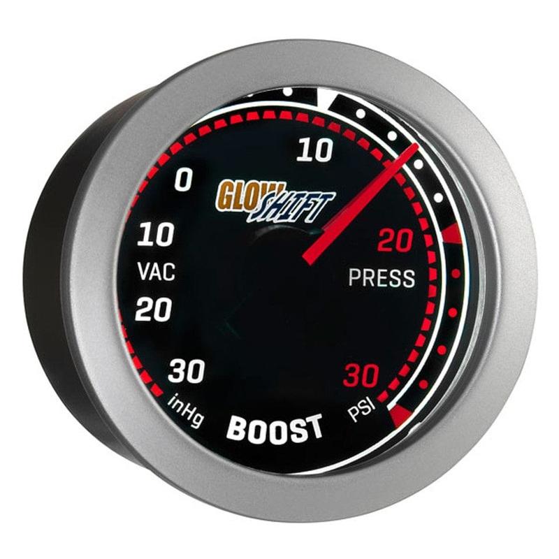 GlowShift Gauges Tinted 30 PSI Boost/Vacuum Gauge