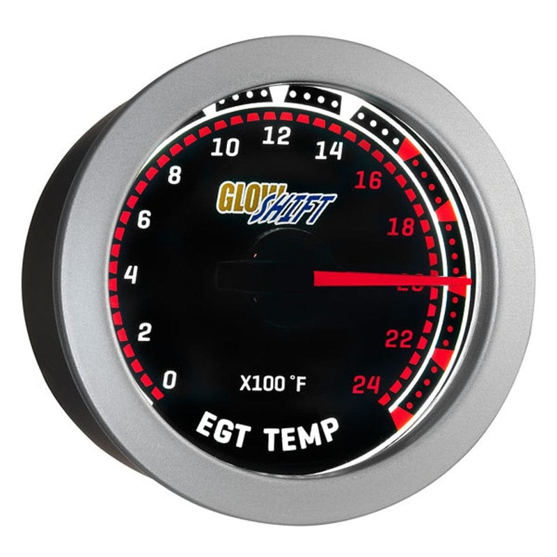 GlowShift Gauges Tinted 2400 F Exhaust Gas Temperature Gauge