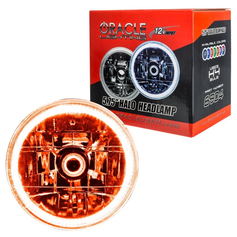 ORACLE Lighting Pre-Installed Lights 5.75 IN. Sealed Beam – Amber Halo