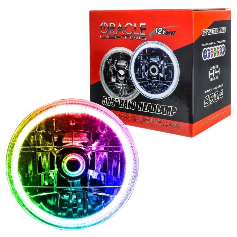 ORACLE Lighting Pre-Installed Lights 5.75 IN. Sealed Beam – ColorSHIFT Halo