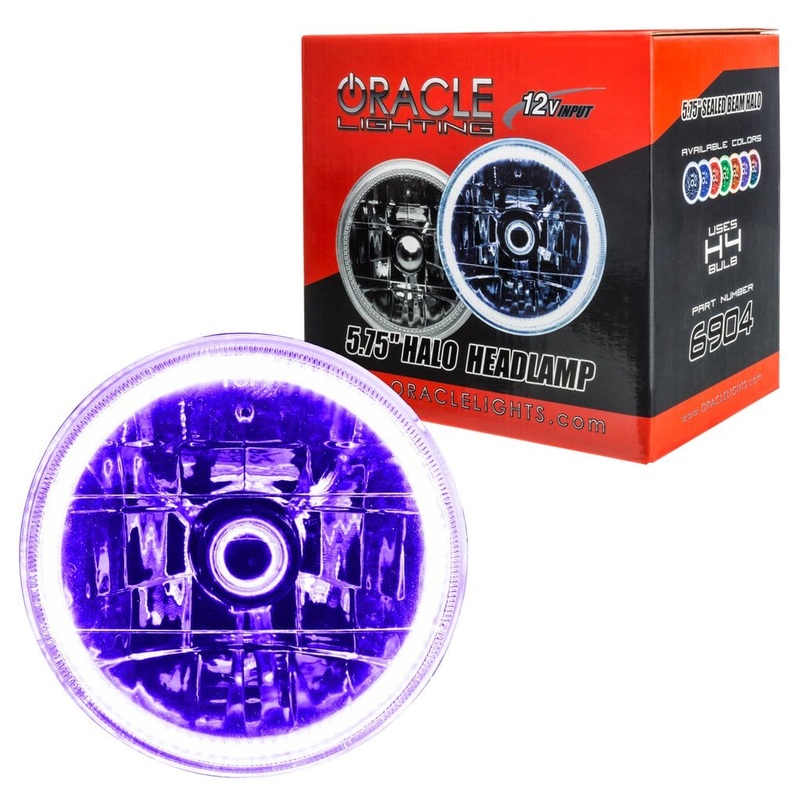 ORACLE Lighting Pre-Installed Lights 5.75 IN. Sealed Beam – UV/Purple Halo