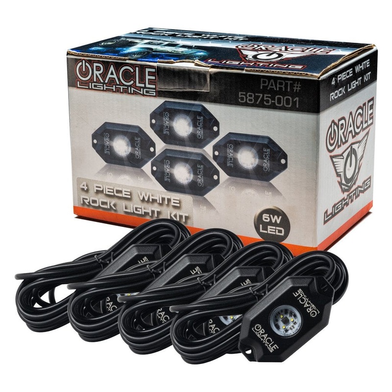 ORACLE Lighting Underbody Wheel Well Rock Light Kit – White (4PCS)