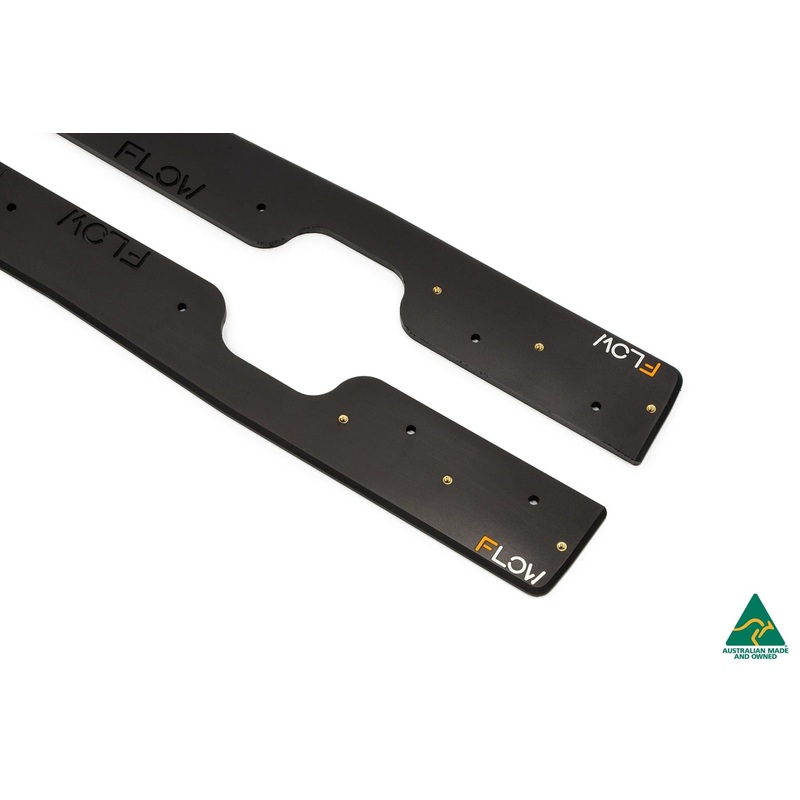 Flow Designs Mk7 Golf R Side Skirt Splitters V3 (Pair)
