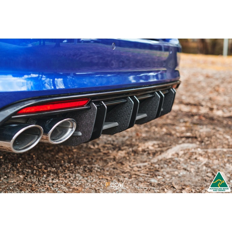 Flow Designs Mk7 Golf R Wagon Flow-Lock Rear Diffuser